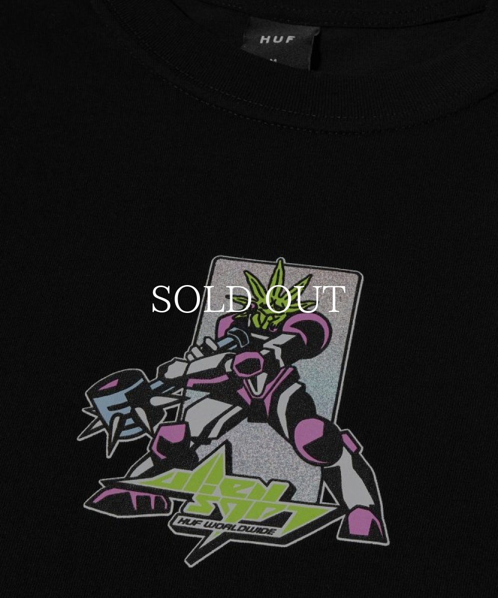画像3: HUF  HUF X ALIENLABS MECH BUDDY TEE (BLACK) (3)