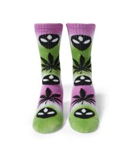 画像2: HUF  HUF X ALIENLABS CREW SOCKS (TIE DYE) (2)