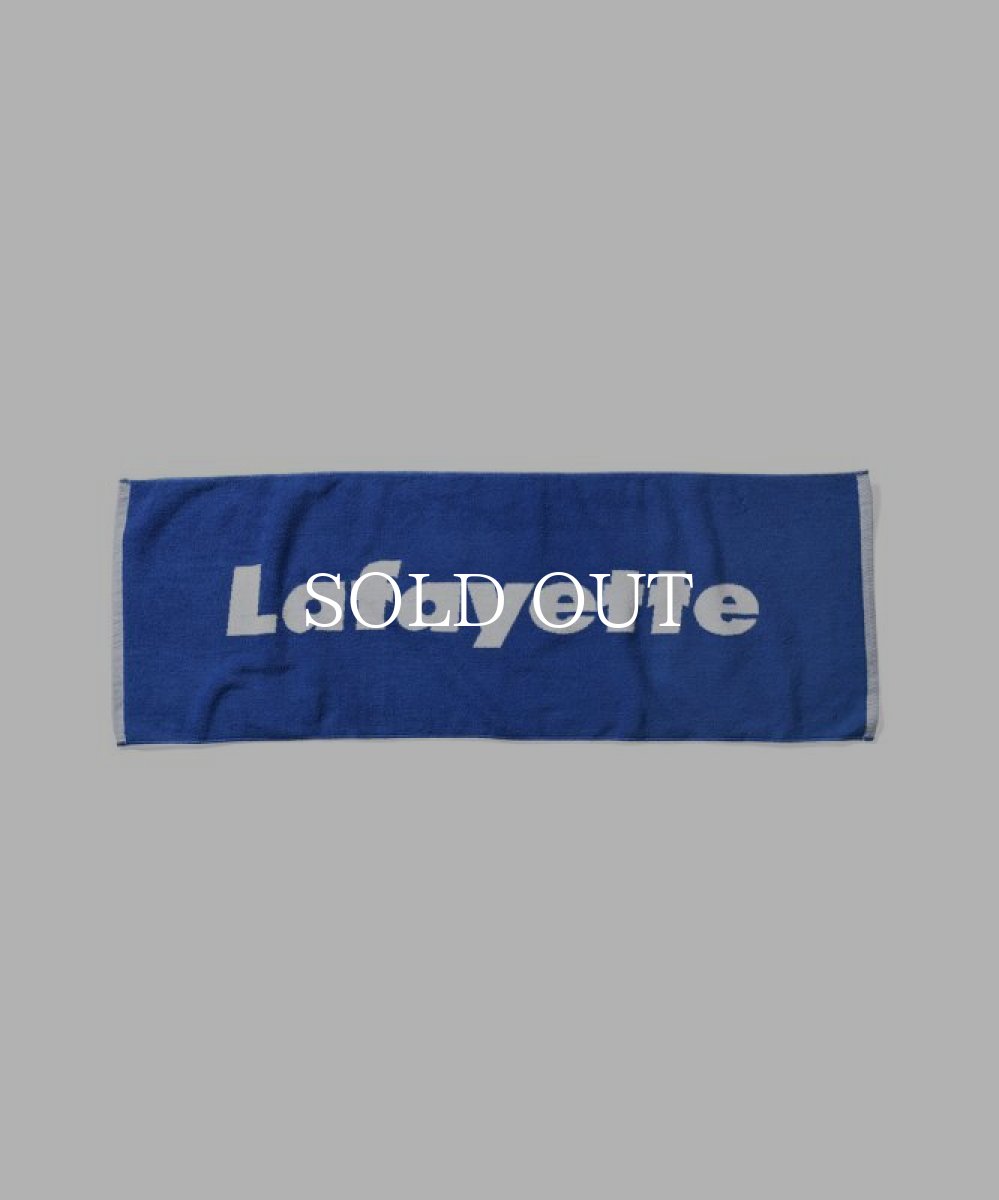 画像1: LFYT  Lafayette LOGO JACQUARD TOWEL (BLUE) (1)