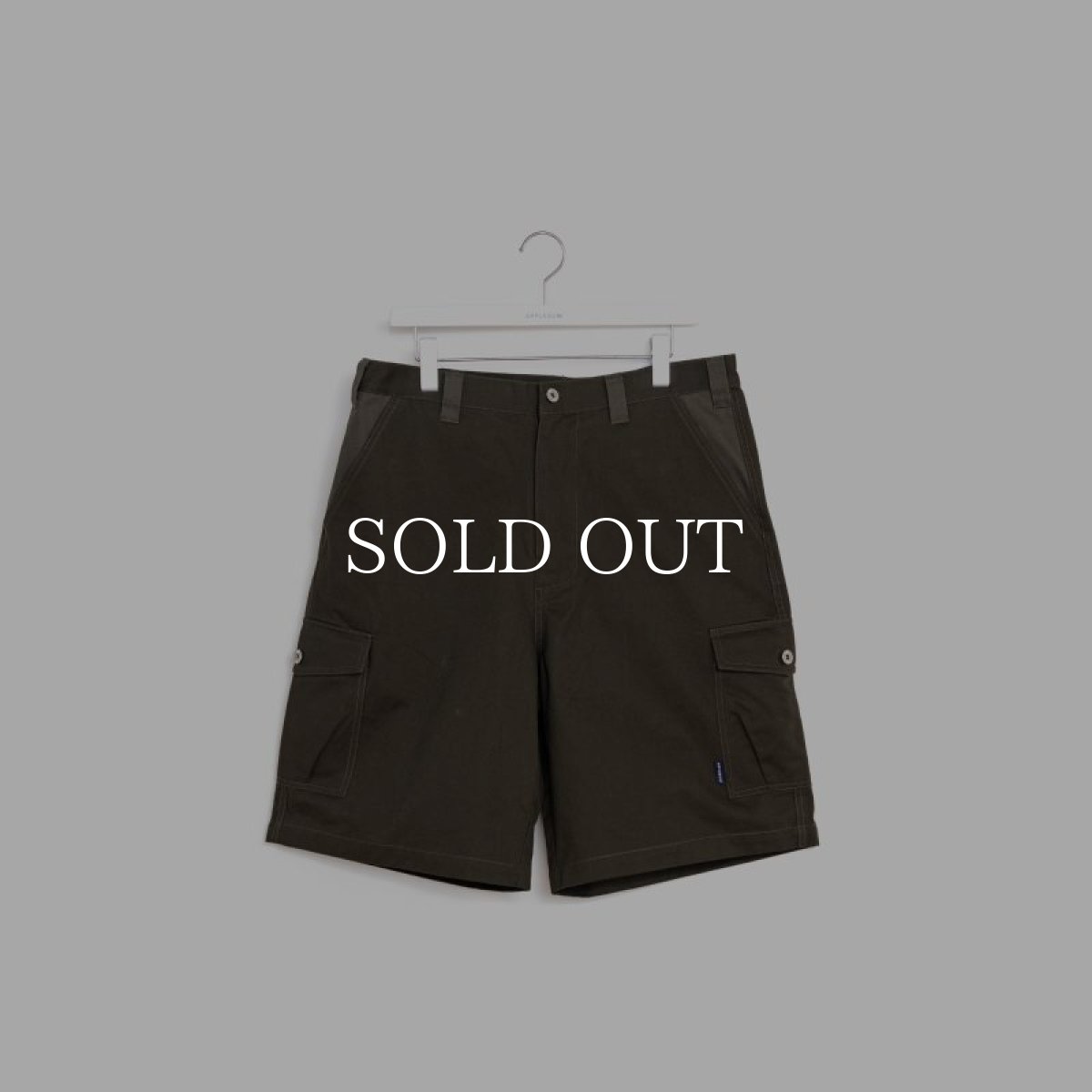 画像1: APPLEBUM  Big Cargo Short Pants (Olive) (1)