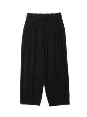 画像1: COOTIE   Silk Nep 2 Tuck Easy Trousers (Black) (1)