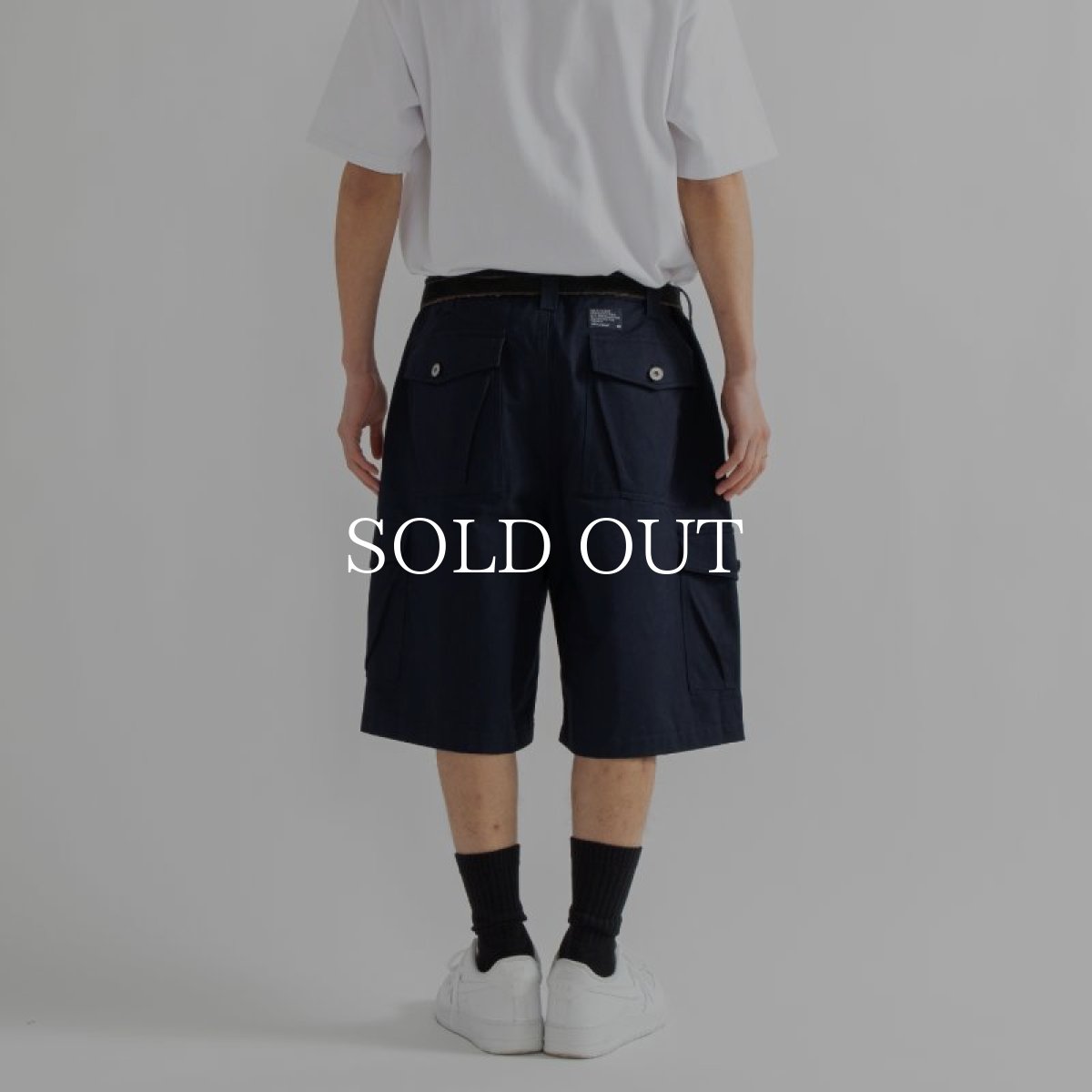 画像4: APPLEBUM  Big Cargo Short Pants (Navy) (4)