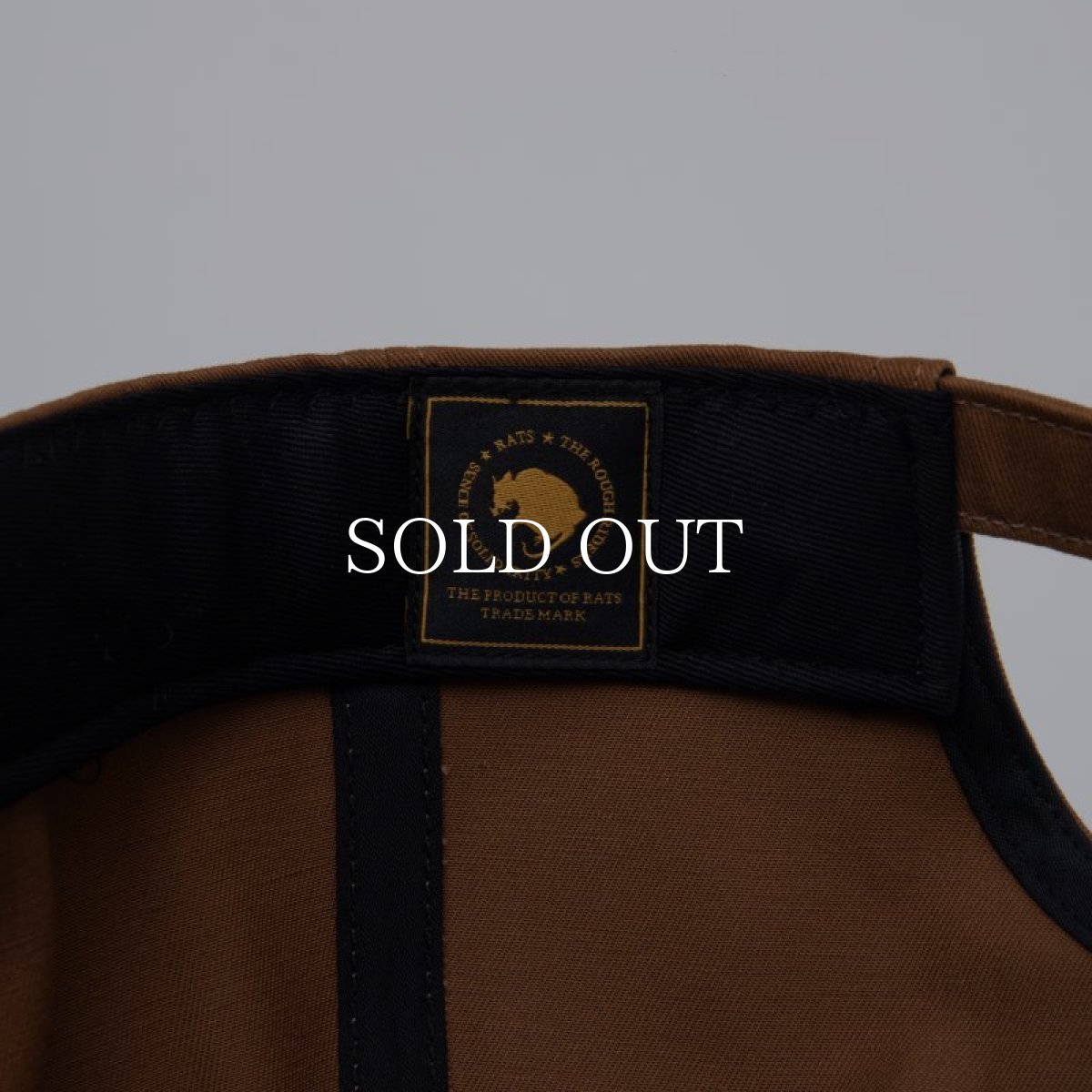 画像6: RATS  DAD CAP TAG (BROWN) (6)