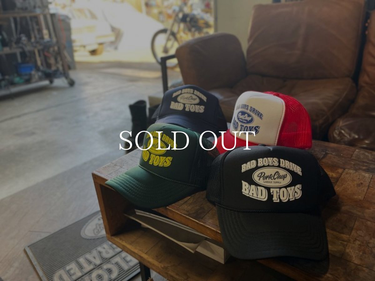 画像5: PORKCHOP GARAGE SUPPLY  BAD TOYS CAP (BLACK) (5)