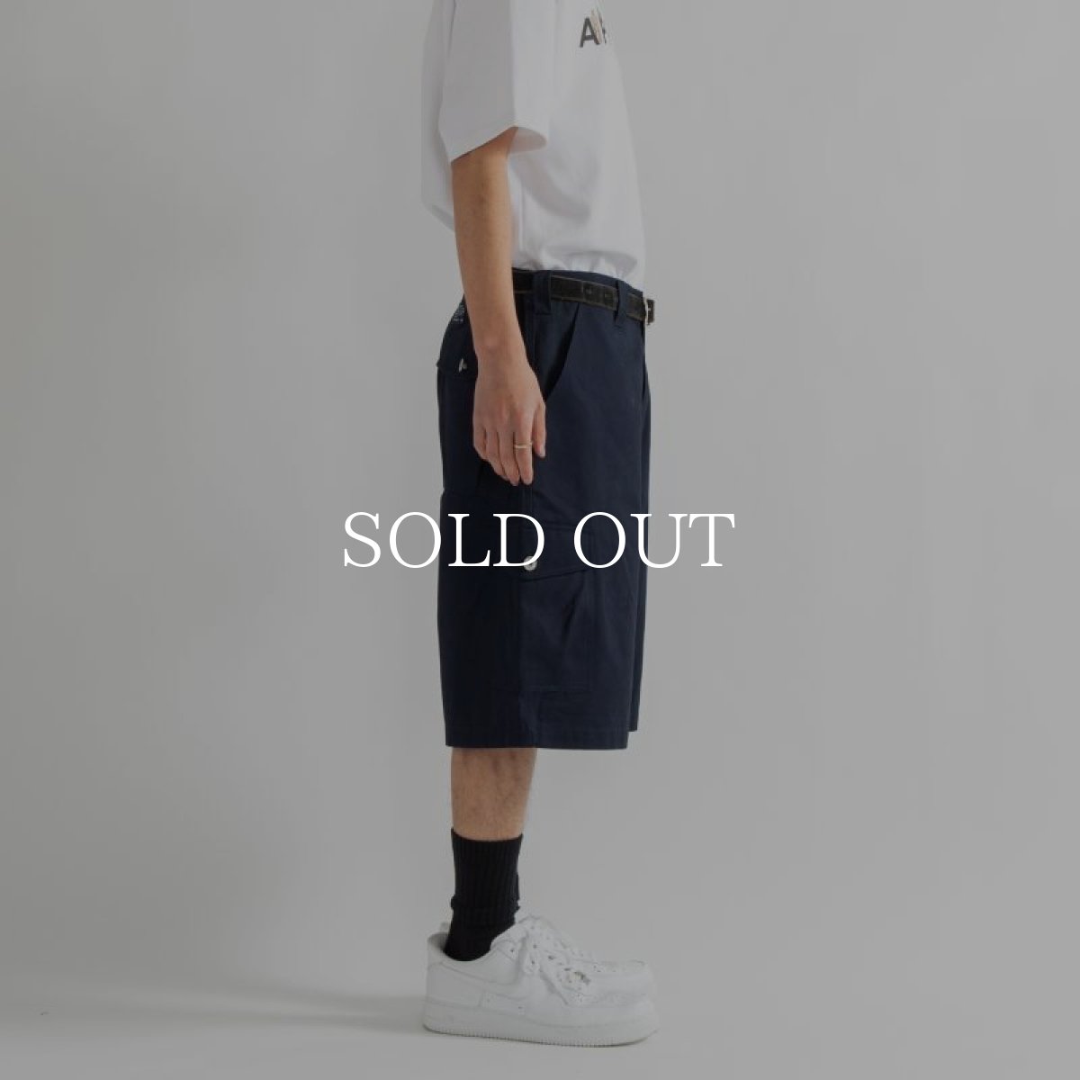 画像3: APPLEBUM  Big Cargo Short Pants (Navy) (3)