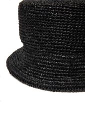 画像3: COOTIE   Rafia Bucket Hat (Black) (3)