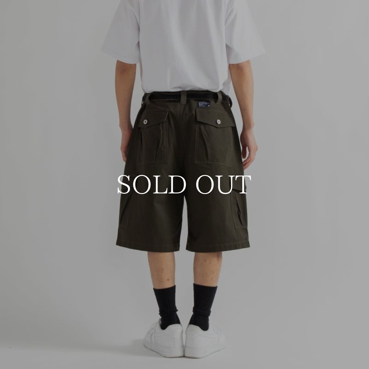 画像4: APPLEBUM  Big Cargo Short Pants (Olive) (4)