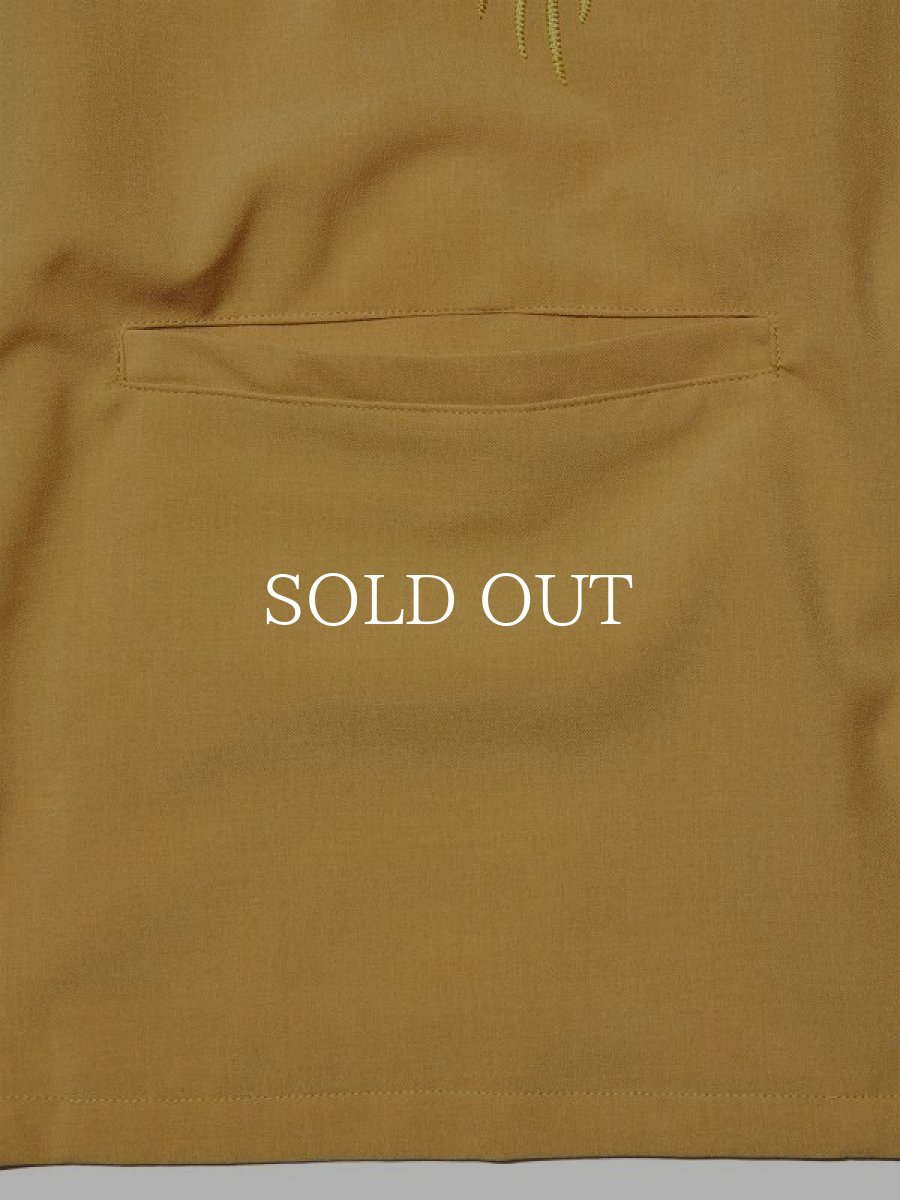 画像5: RADIALL  KI-KI-OPEN COLLARED SHIRT S/S (Mustard) (5)