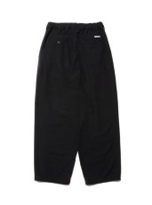 画像3: COOTIE   Silk Nep 2 Tuck Easy Trousers (Black) (3)