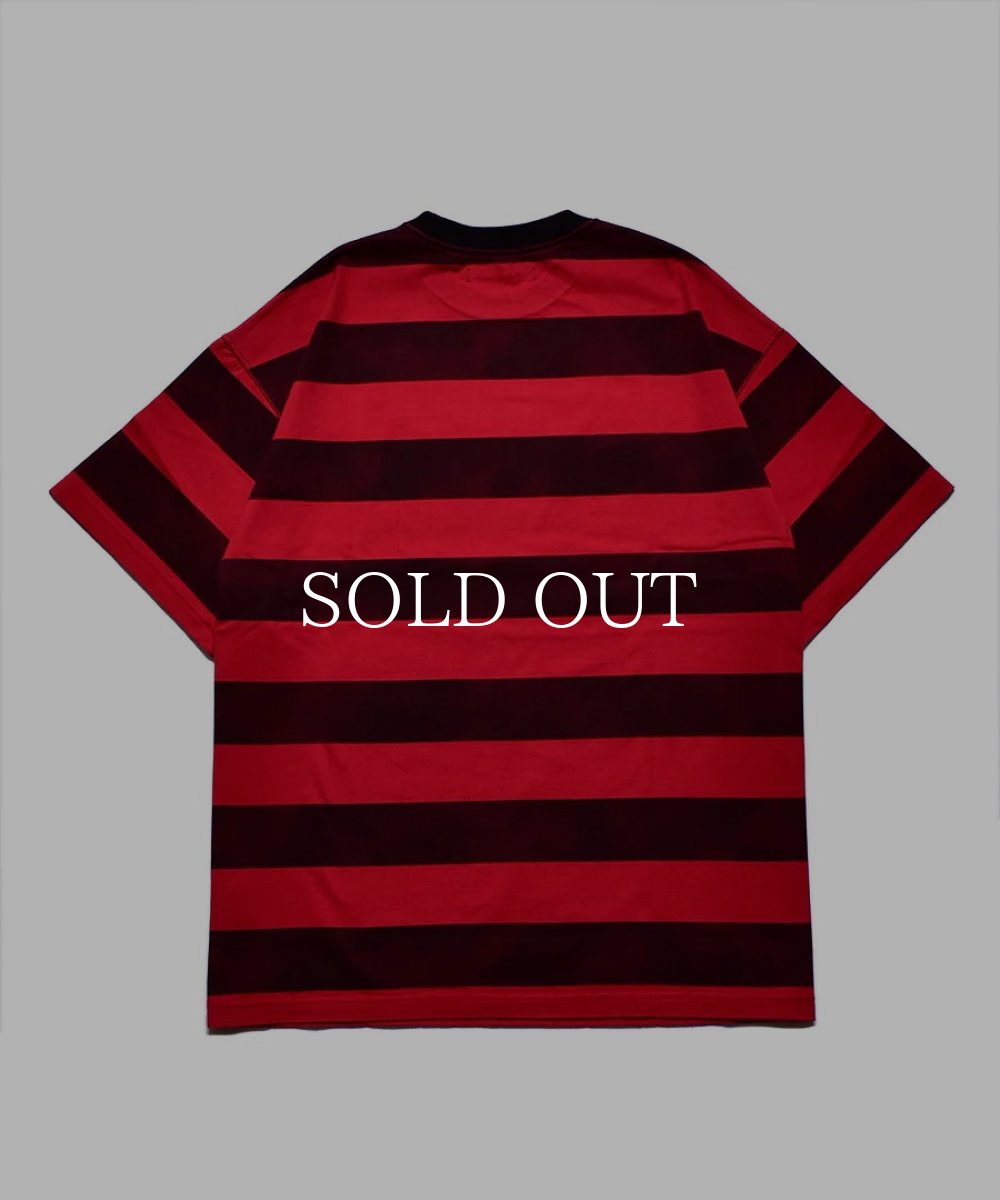 画像2: MINEDENIM  Hazy Bold Border T-SH (RPT) (2)