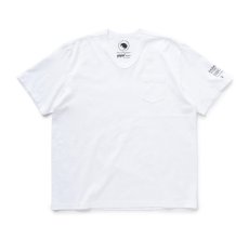 画像1: RATS  V- NECK POCKET TEE REGULAR SILHOUETTE (WHITE) (1)