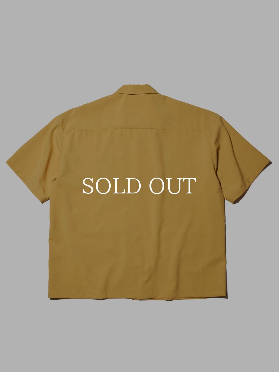 画像2: RADIALL  KI-KI-OPEN COLLARED SHIRT S/S (Mustard) (2)