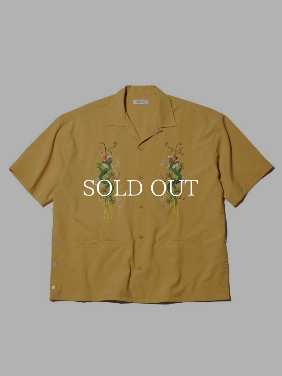 画像1: RADIALL  KI-KI-OPEN COLLARED SHIRT S/S (Mustard) (1)