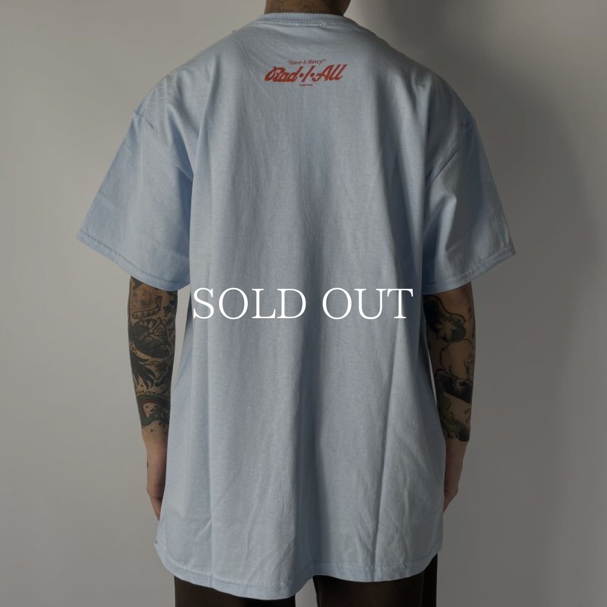 画像6: RADIALL  BEACH BUM-CREW NECK T-SHIRT S/S (Saxe Blue) (6)