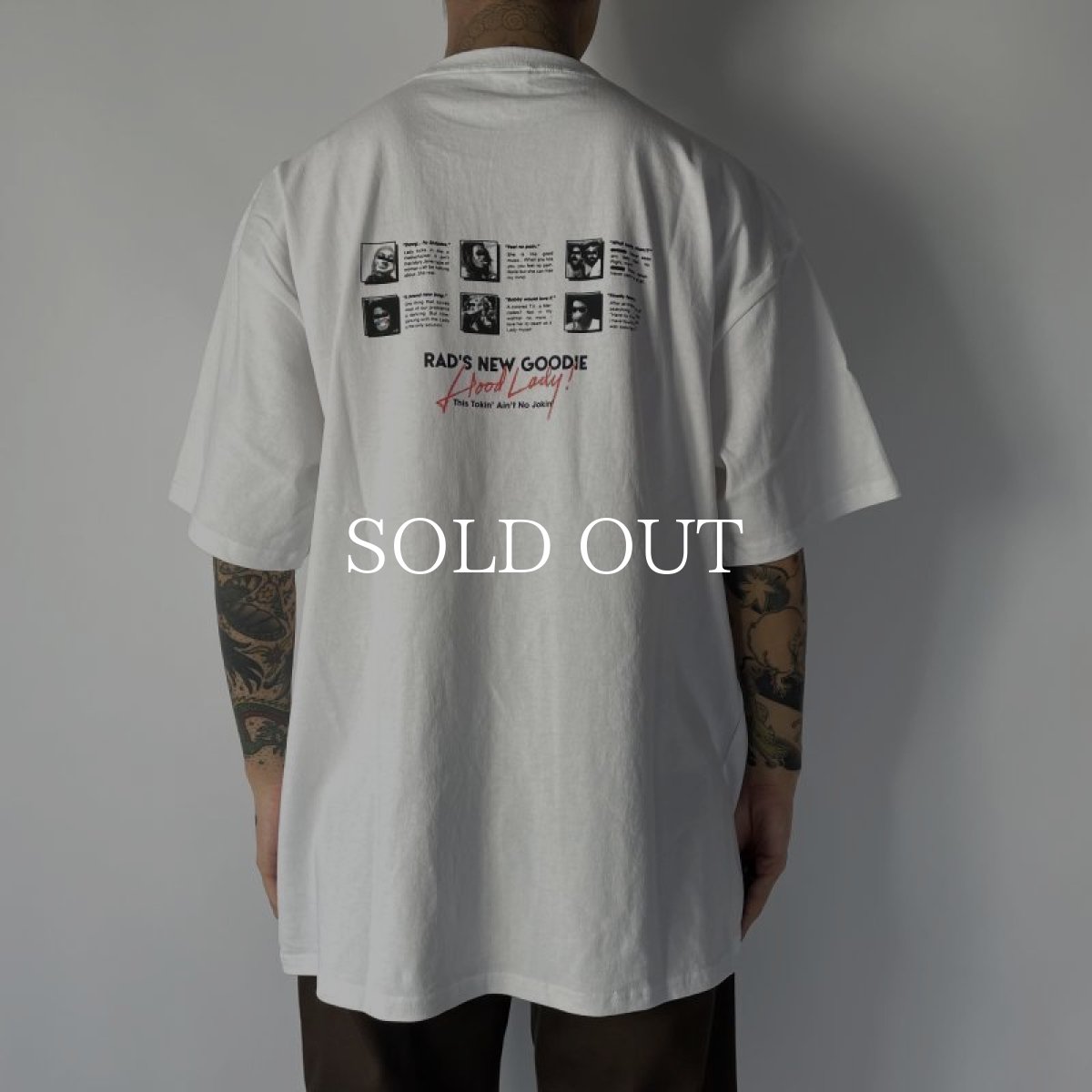 画像6: RADIALL  CHROME LADY-CREW NECK T-SHIRT S/S (White) (6)