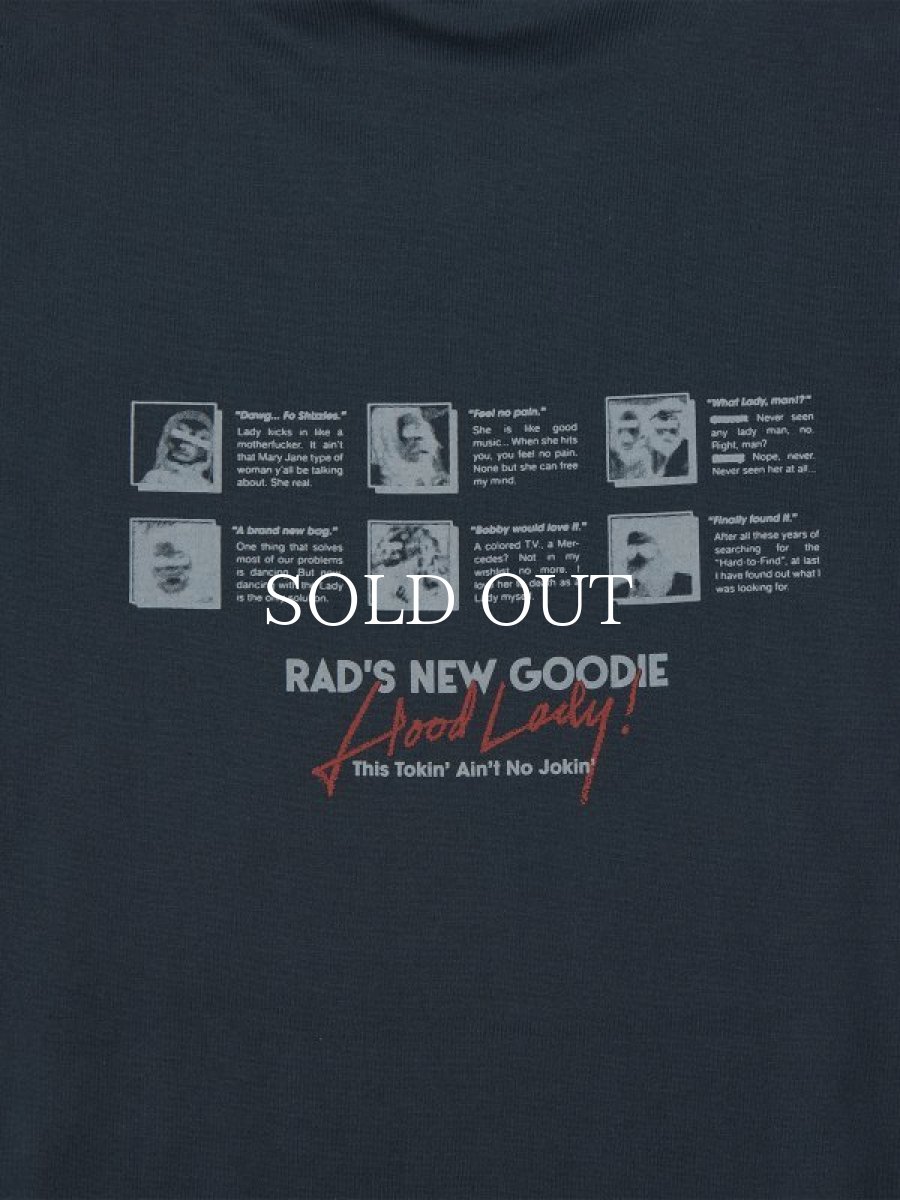 画像4: RADIALL  CHROME LADY-CREW NECK T-SHIRT S/S (Ink Black) (4)