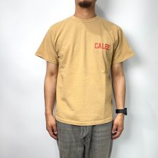 画像3: CALEE  ×MIHO MURAKAMI Binder neck CL butterfly logo vintage t-shirt (Beige) (3)