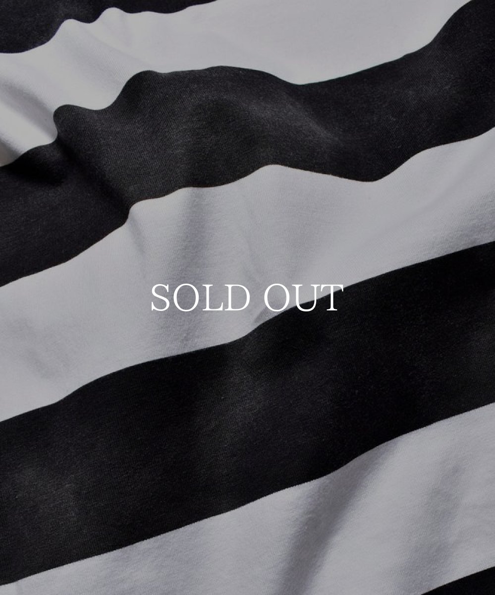 画像5: MINEDENIM  Hazy Bold Border T-SH (WPT) (5)