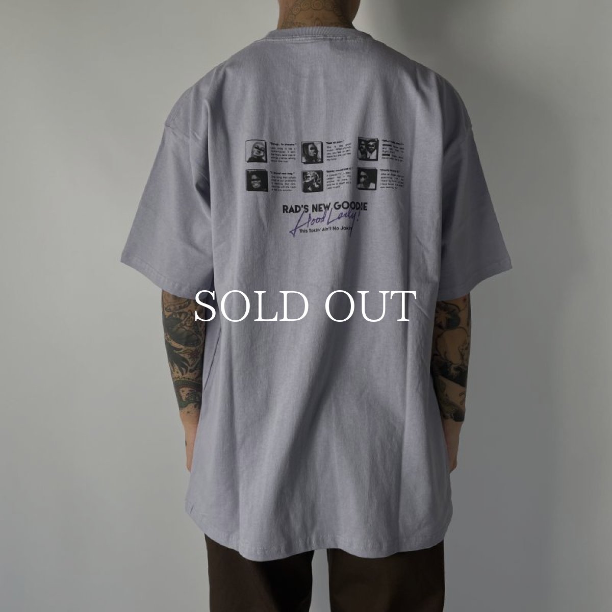 画像6: RADIALL  CHROME LADY-CREW NECK T-SHIRT S/S (Purple Haze) (6)