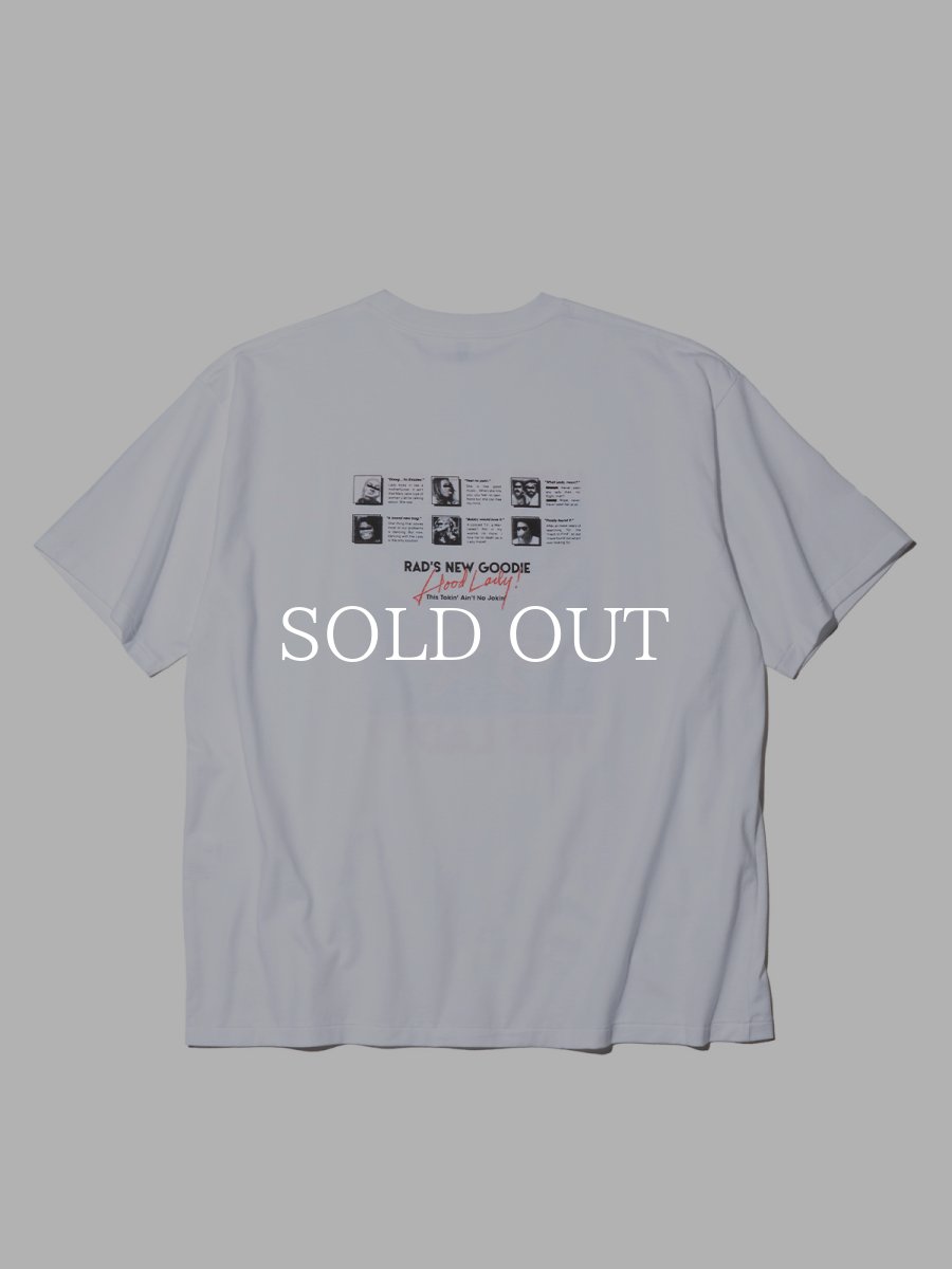 画像2: RADIALL  CHROME LADY-CREW NECK T-SHIRT S/S (White) (2)