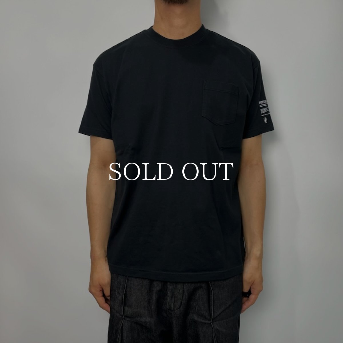 画像6: RATS  CREW NECK POCKET TEE TIGHT SILHOUETTE (BLACK) (6)