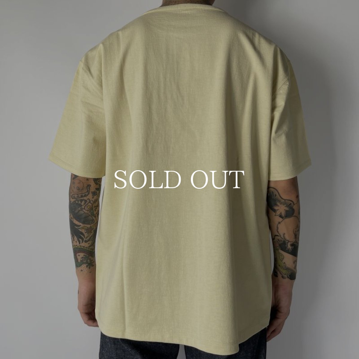 画像5: OLD JOE   TUBE TEE (CREW-NECK) (BUTTER) (5)