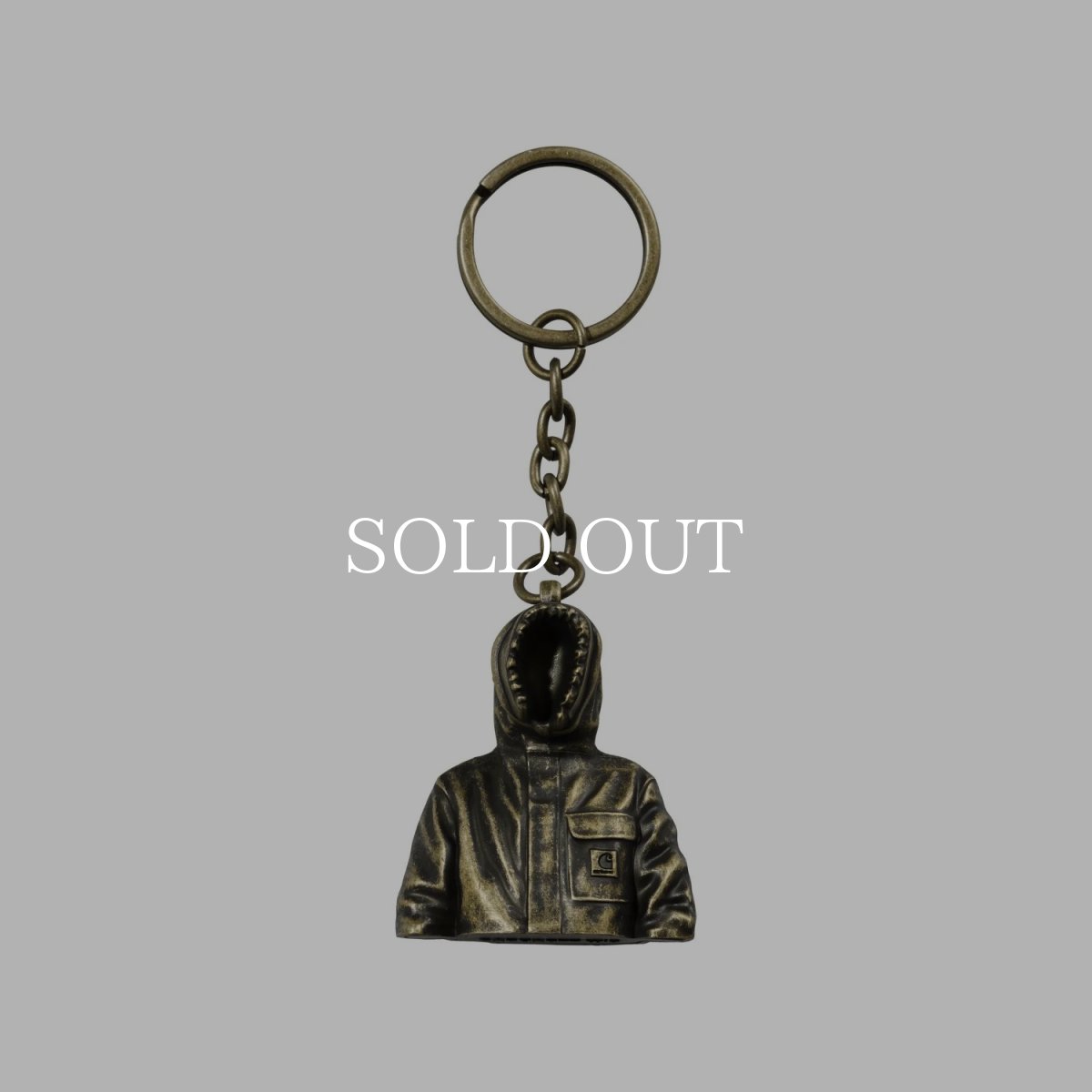 画像1: CARHARTT WIP  SIBERIAN PARKA KEYCHAIN (Antique Gold) (1)