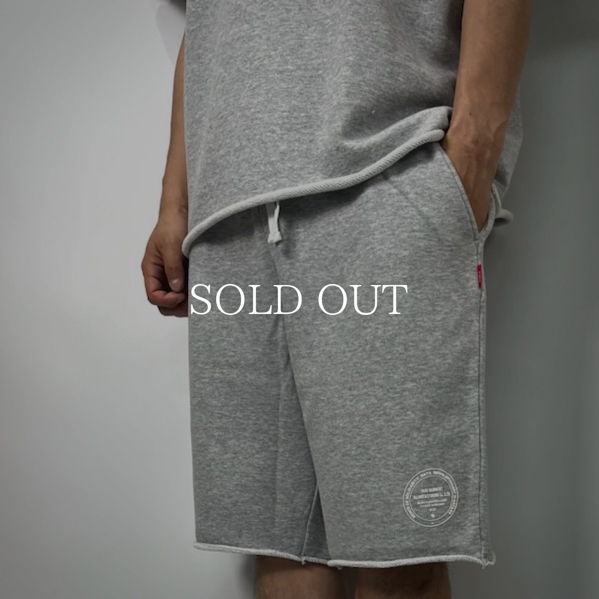 画像7: RATS  CUT OFF SWEAT SHORTS (GRAY) (7)