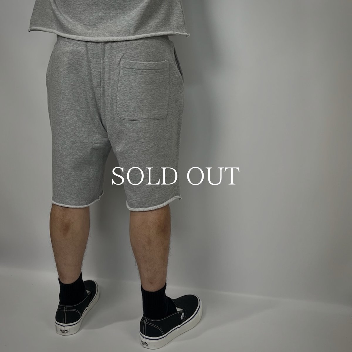 画像9: RATS  CUT OFF SWEAT SHORTS (GRAY) (9)
