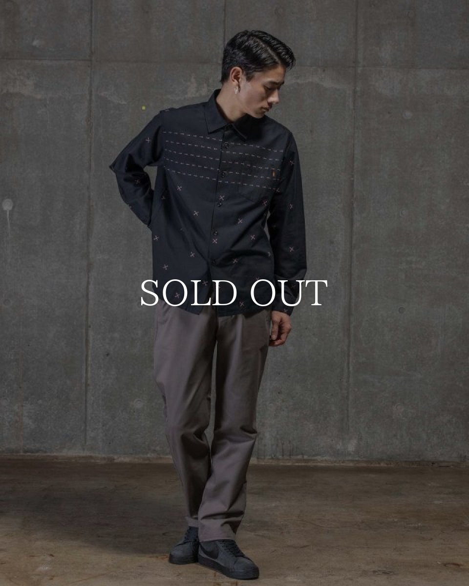 画像7: RATS  ARROW CROSS SHIRT (BLACK) (7)