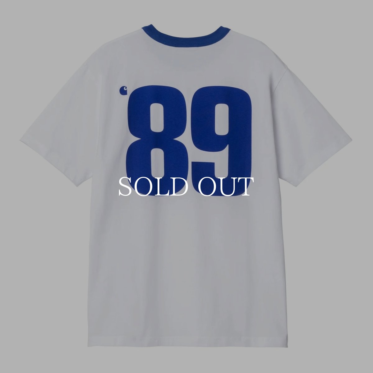 画像2: CARHARTT WIP  S/S RINGER T-SHIRT (White / Lazurite) (2)