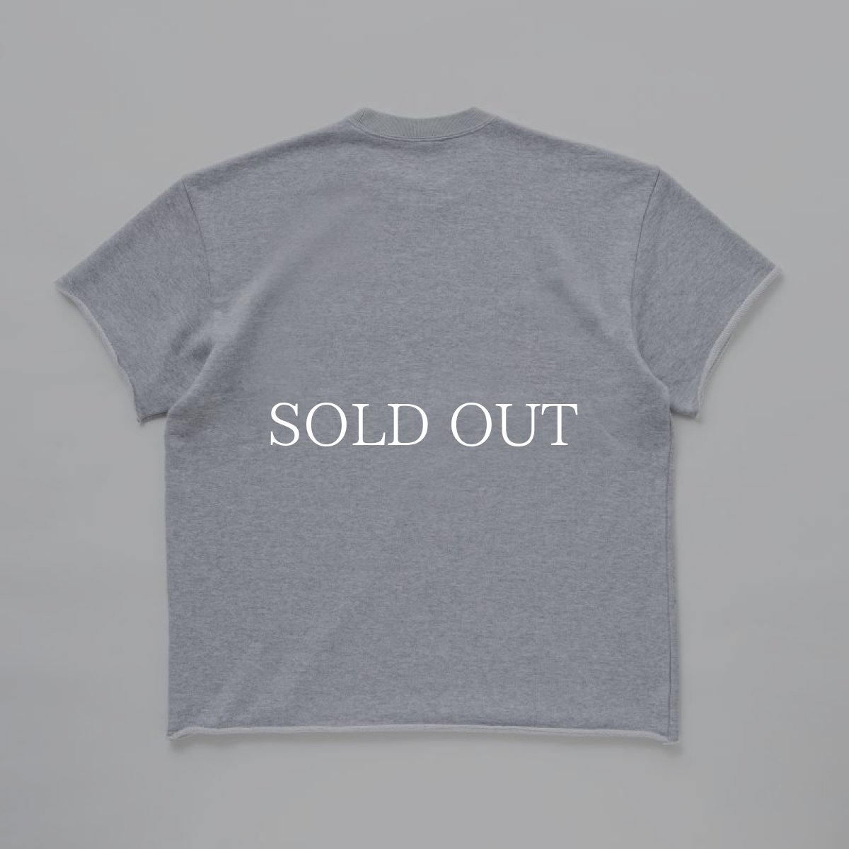 画像2: RATS  CUT OFF CREW NECK SWEAT (GRAY) (2)