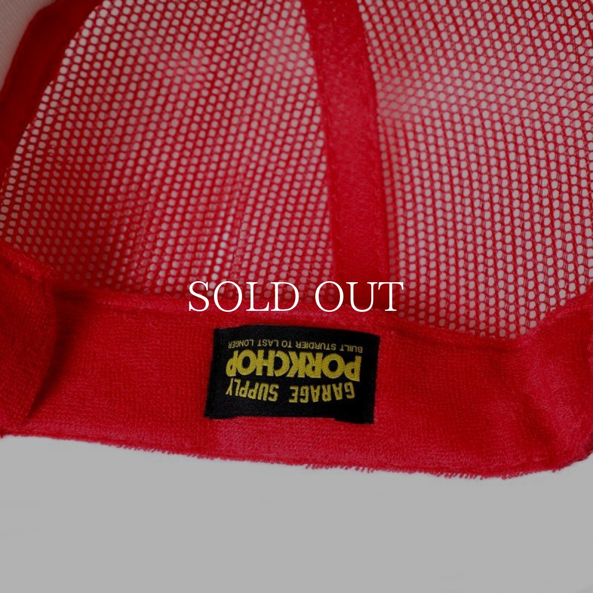 画像4: PORKCHOP GARAGE SUPPLY  BAD TOYS CAP (RED×WHITE) (4)