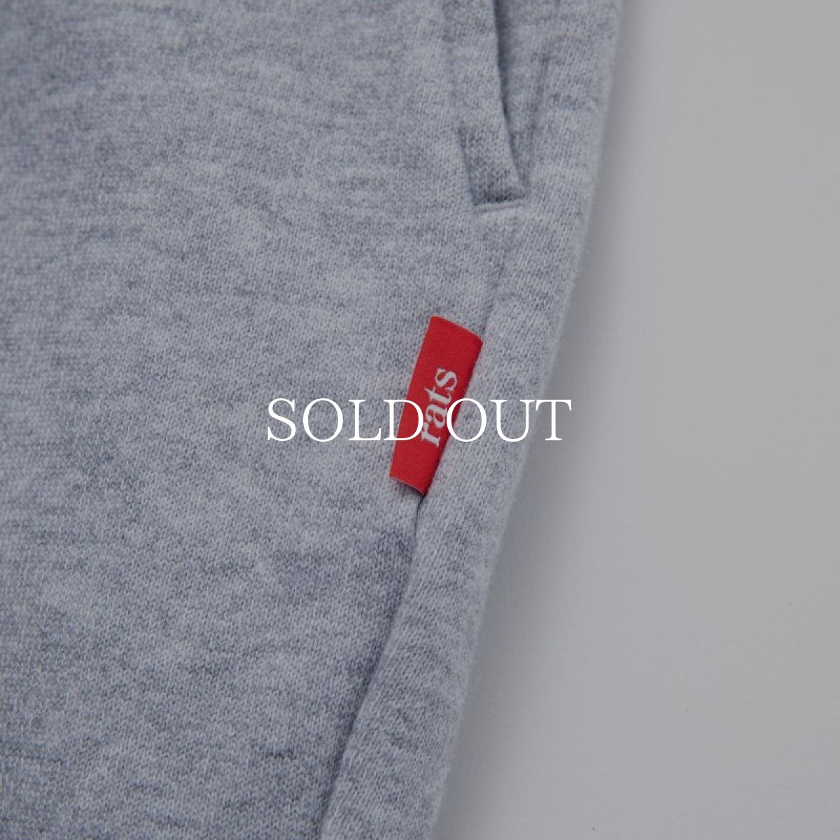 画像4: RATS  CUT OFF SWEAT SHORTS (GRAY) (4)