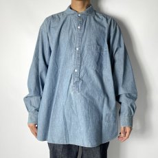 画像4: OLD JOE   CAMP COLLAR SHIRTS (INDIGO CHAMBRAY) (4)