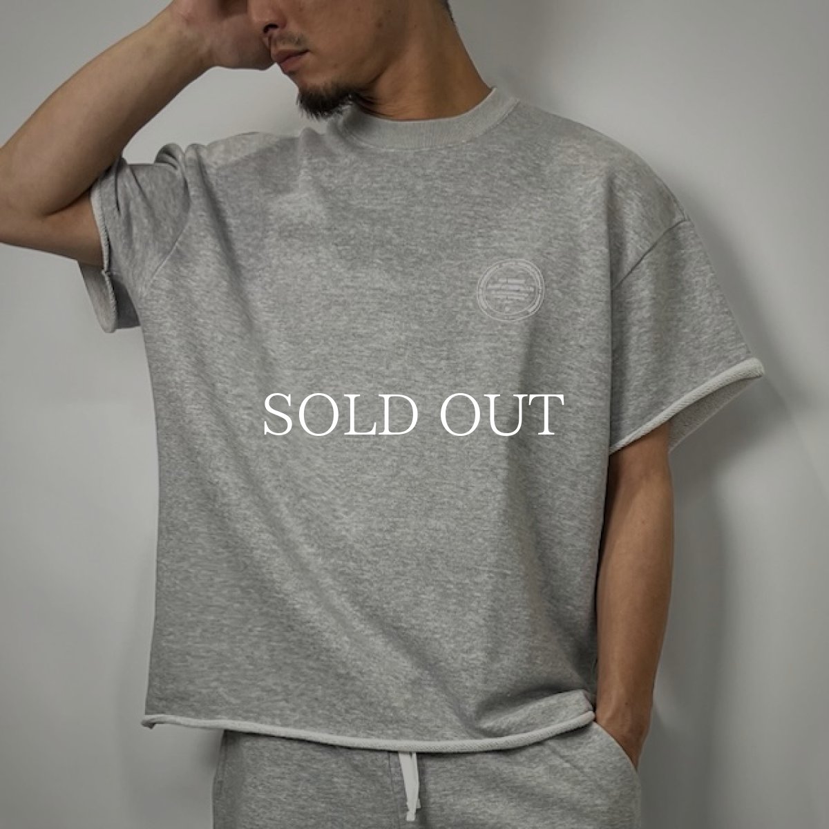 画像8: RATS  CUT OFF CREW NECK SWEAT (GRAY) (8)