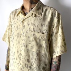 画像5: OLD JOE   ORIGINAL PRINTED OPEN COLLAR SHIRTS (LEOPARD) Short-sleeve (CITRINE) (5)