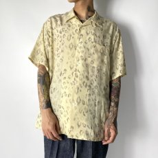 画像6: OLD JOE   ORIGINAL PRINTED OPEN COLLAR SHIRTS (LEOPARD) Short-sleeve (CITRINE) (6)