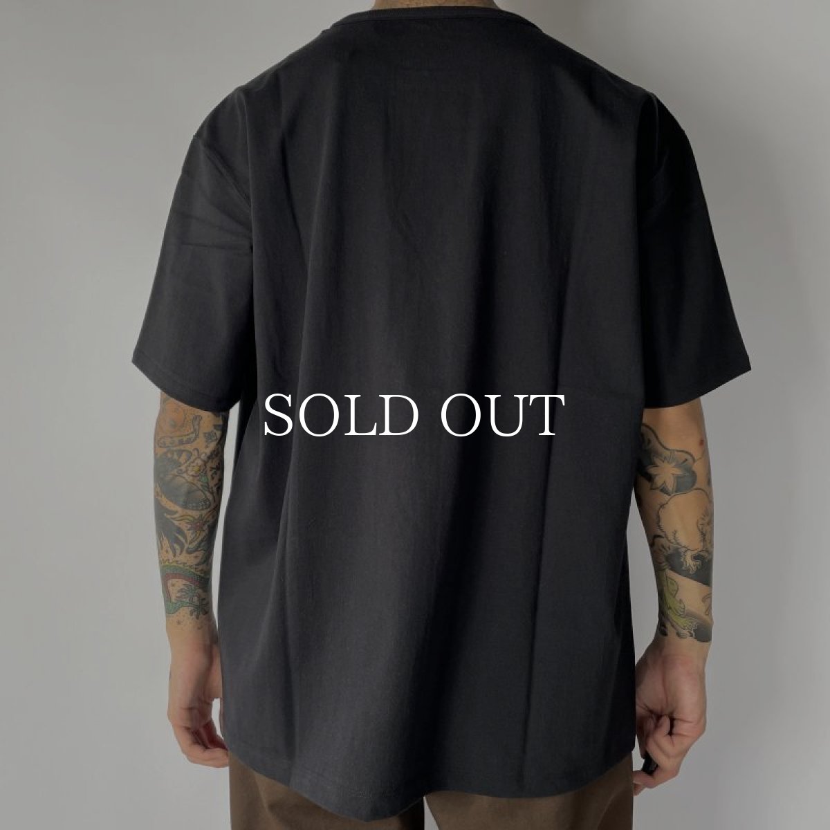 画像3: OLD JOE   TUBE TEE (CREW-NECK) (BLACK) (3)