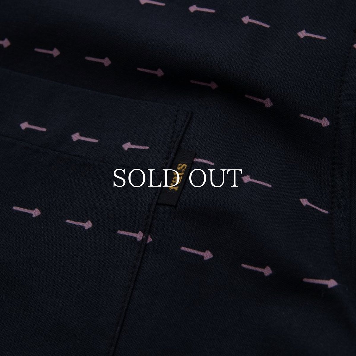 画像4: RATS  ARROW CROSS SHIRT (BLACK) (4)