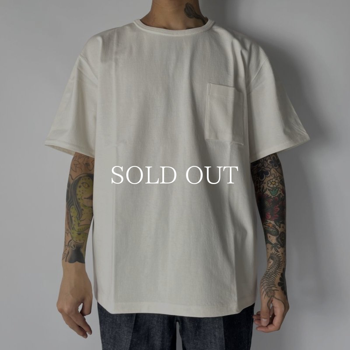 画像2: OLD JOE   TUBE TEE (CREW-NECK) (OFF WHITE) (2)