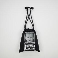 画像2: NISHIMOTO IS THE MOUTH   CLASSIC DRAWSTRING BAG (BLACK) (2)