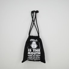 画像1: NISHIMOTO IS THE MOUTH   CLASSIC DRAWSTRING BAG (BLACK) (1)