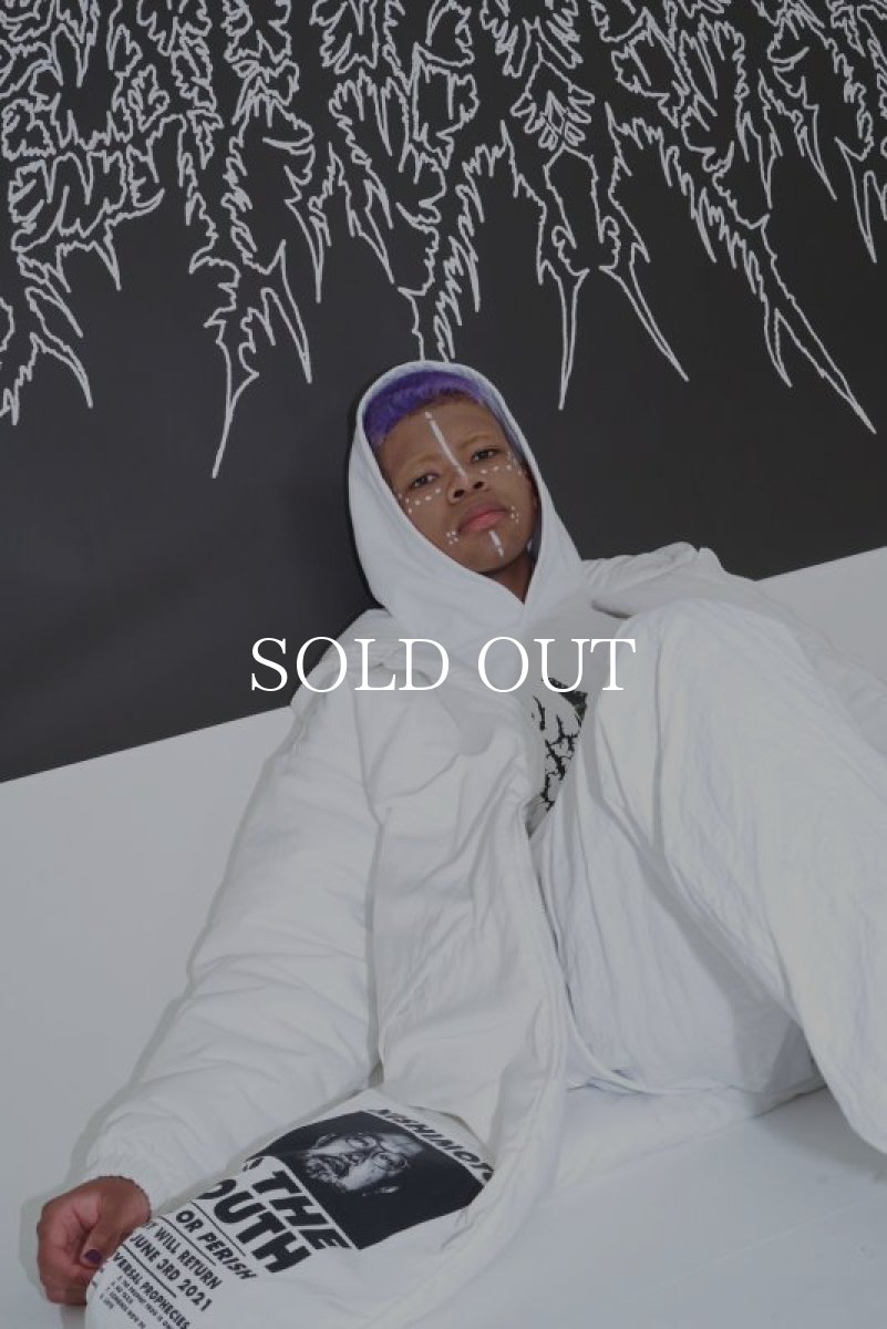 画像6: NISHIMOTO IS THE MOUTH   METAL COLLAGE SWEAT HOODIE (WHITE) (6)