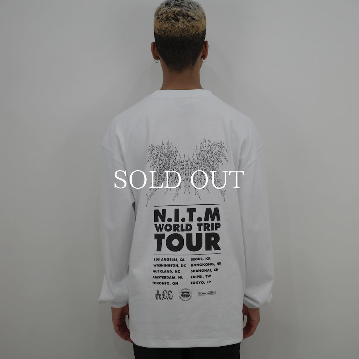 画像4: NISHIMOTO IS THE MOUTH   METAL TOUR L/S TEE (WHITE) (4)