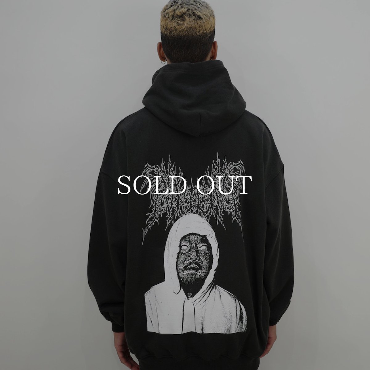 画像4: NISHIMOTO IS THE MOUTH   METAL COLLAGE SWEAT HOODIE (BLACK) (4)