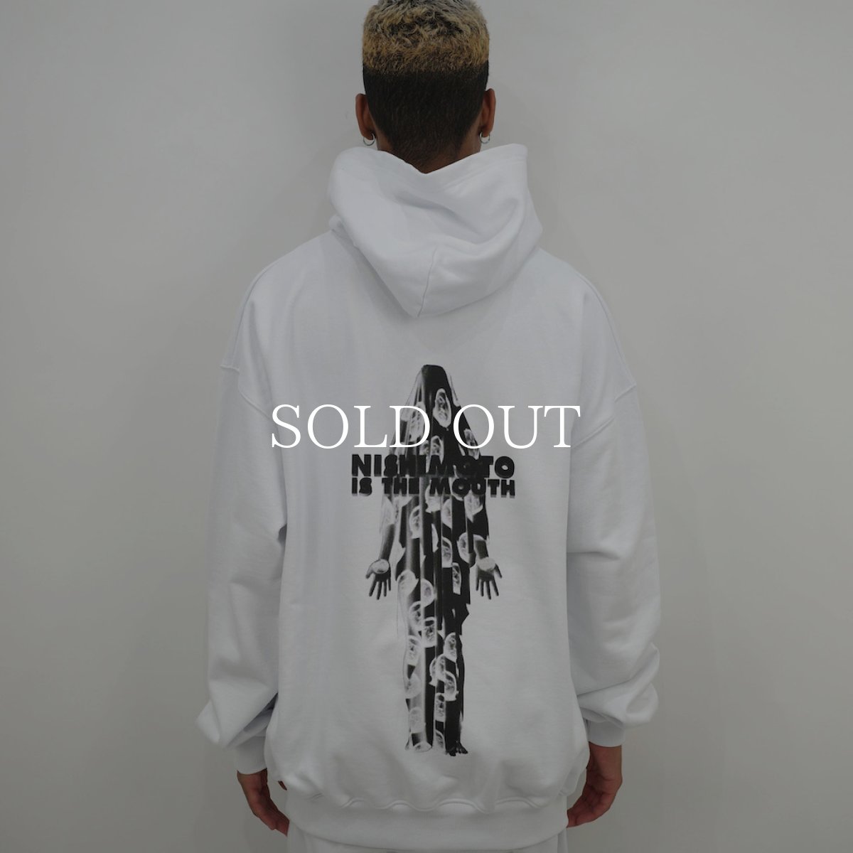 画像4: NISHIMOTO IS THE MOUTH   BELIEVER MN SWEAT HOODIE (WHITE) (4)
