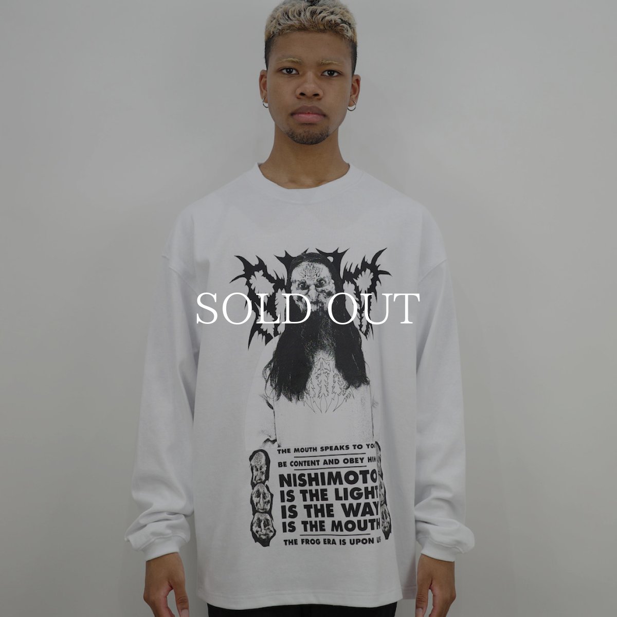 画像3: NISHIMOTO IS THE MOUTH   METAL TOUR L/S TEE (WHITE) (3)