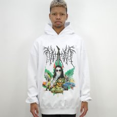 画像3: NISHIMOTO IS THE MOUTH   METAL COLLAGE SWEAT HOODIE (WHITE) (3)