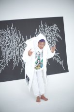 画像5: NISHIMOTO IS THE MOUTH   METAL COLLAGE SWEAT HOODIE (WHITE) (5)